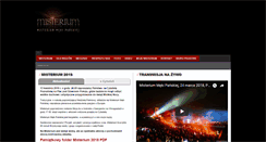Desktop Screenshot of misterium.eu